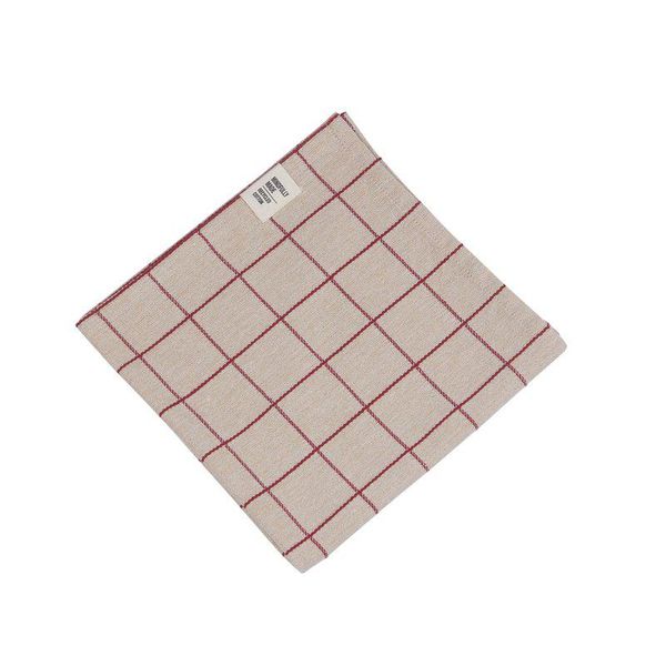 Hovedbilde 4 PK. TØY SERVIETTER RUTET