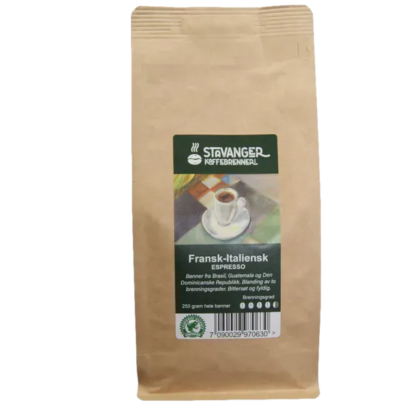 Hovedbilde ESPRESSO ITALIENS/FRANSK 250g. Hele bønner